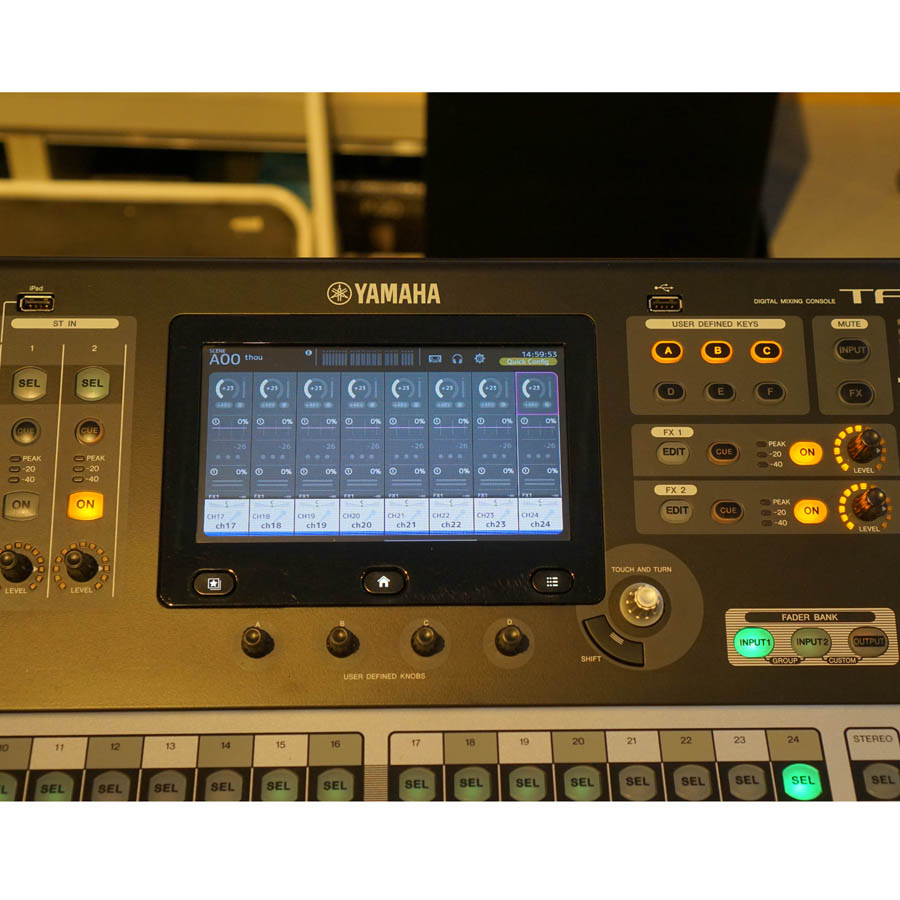 Yamaha TF3 Digital Mixing Console Mixer w/NY64 Dante Card - Used