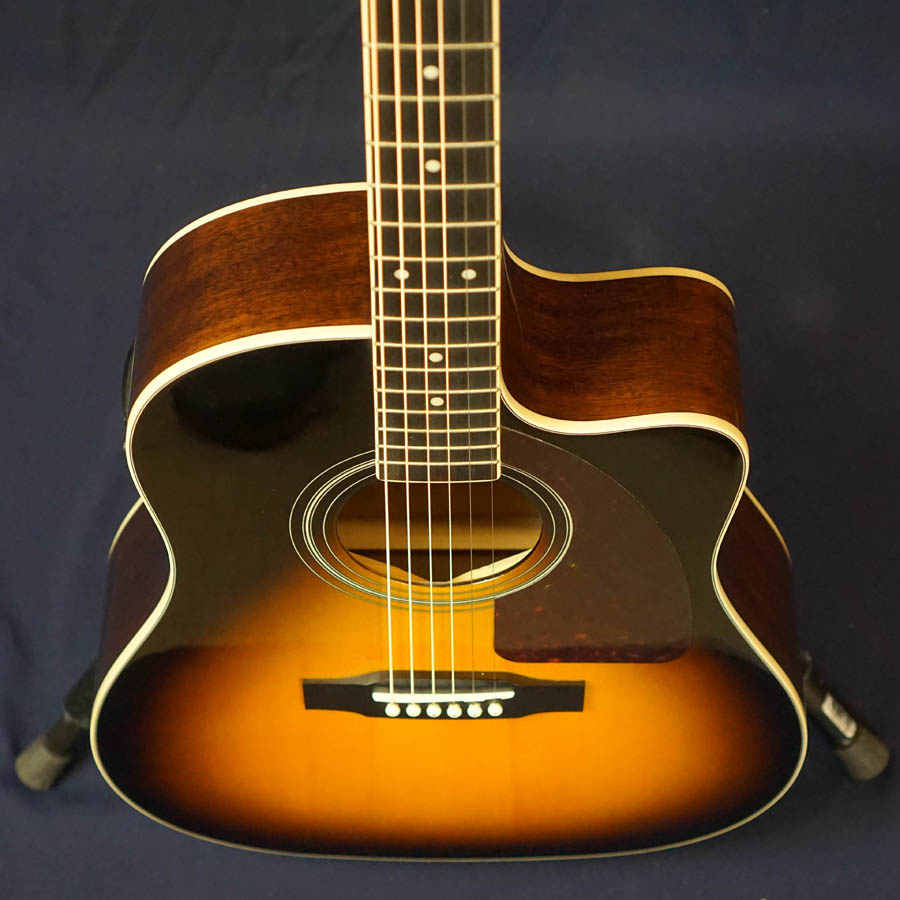 Epiphone AJ-220SCE/VS Acoustic Electric Guitar, Vintage Sunburst