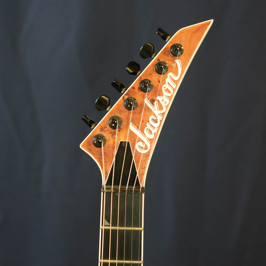 Jackson Pro Soloist SL2P Mah HT Carmel Burl w/Wolftone Pups w/Case