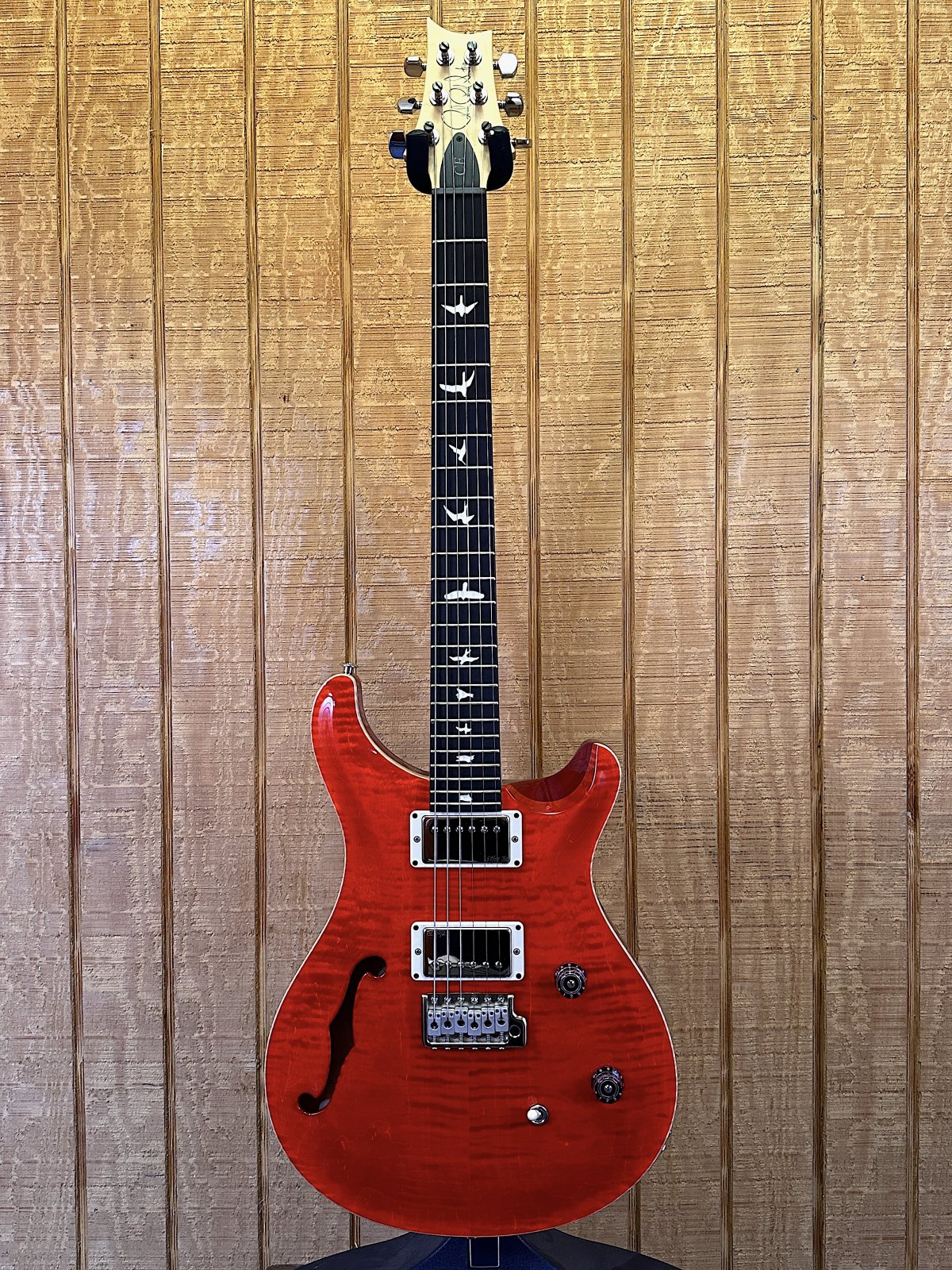 Paul Reed Smith PRS CE24 Semi-Hollow Custom Color Ruby Red 0374722