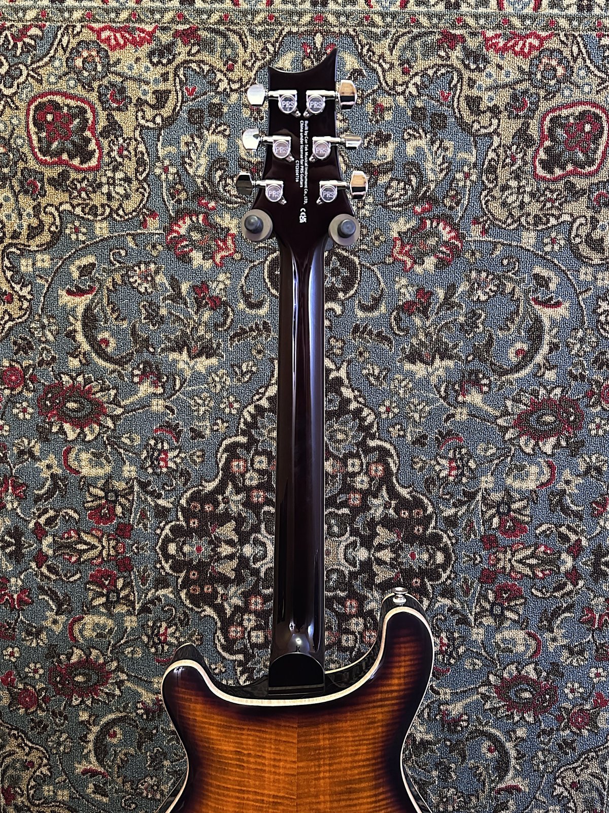 PRS SE Hollowbody II Piezo Orange Tiger Smokeburst CTCH04716