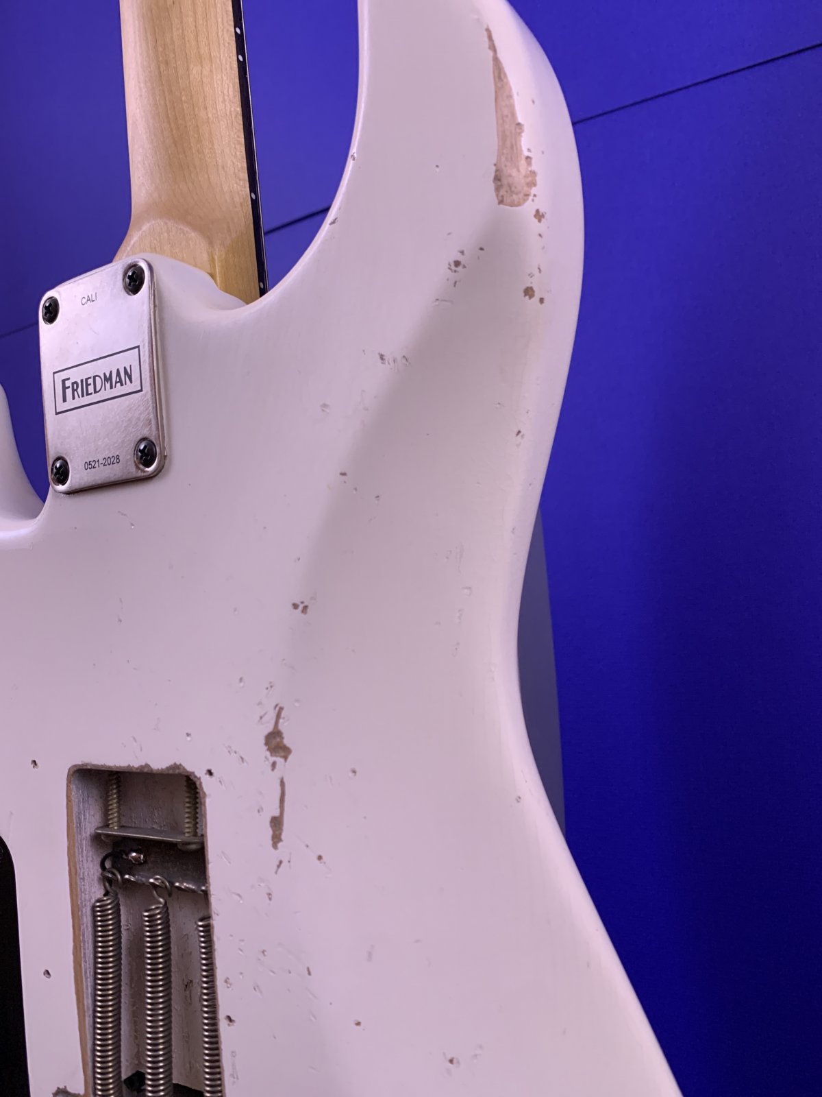 Friedman Cali Vintage White Ebony Fingerboard 0521-2028