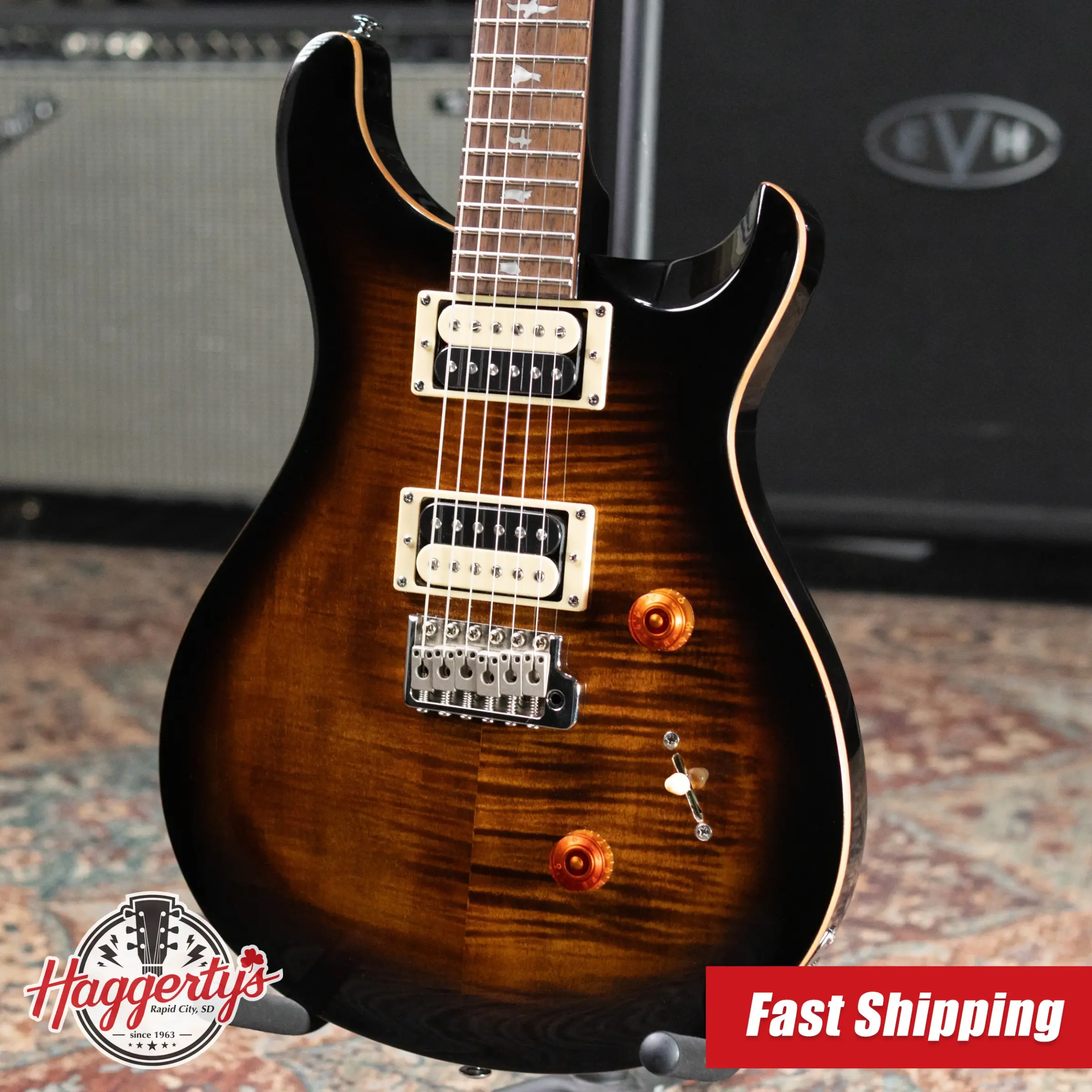 prs se standard 24 2018 tobacco sunburst 24-08 Electric Guitar Complementing the exceptional electronics is a brilliant combination of tonewoods PRS Custom Series