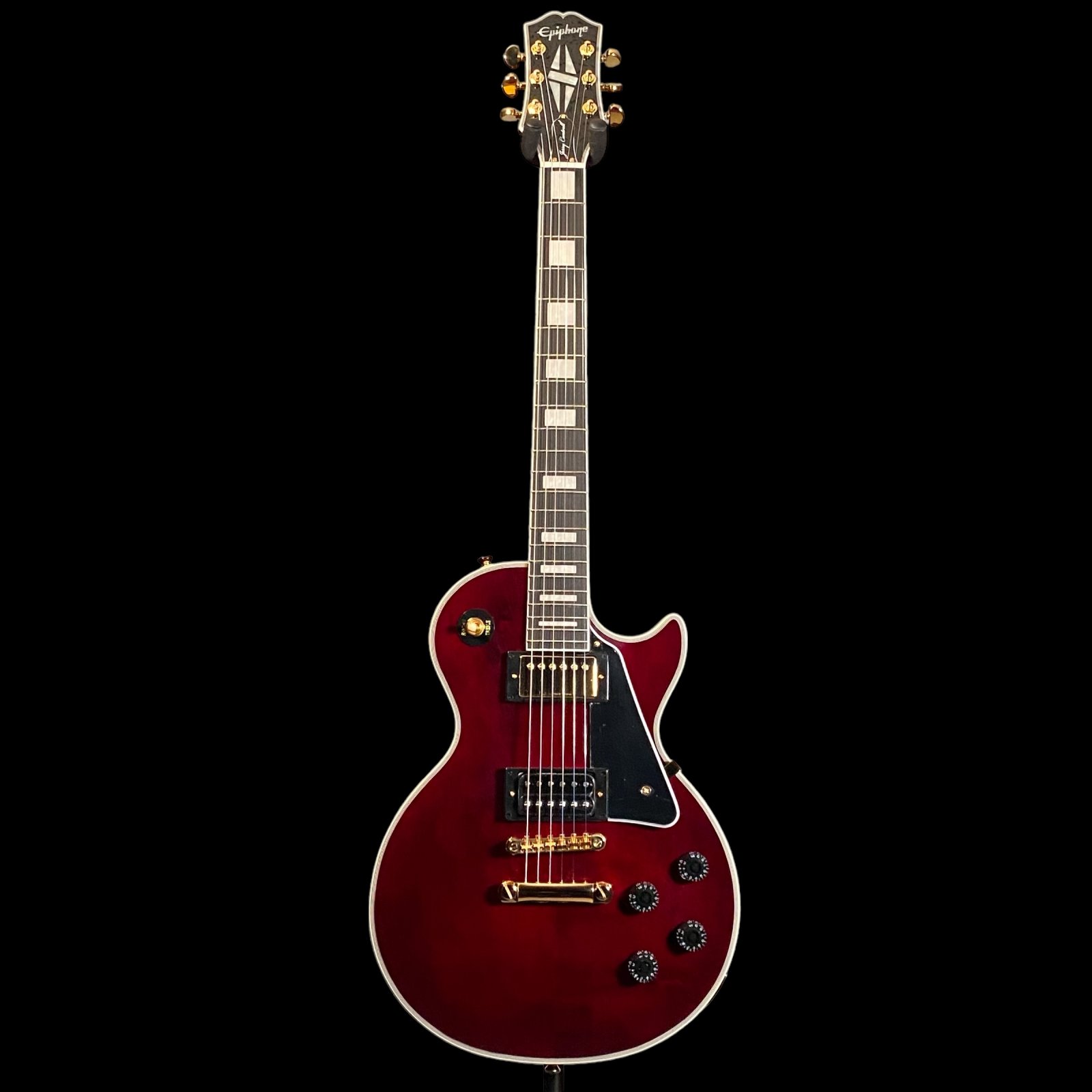 ギター Epiphone / Les Paul Custom Pro Wine Red Epiphone Les Paul Custom PRO Wine Red 2017 – Chicago Music