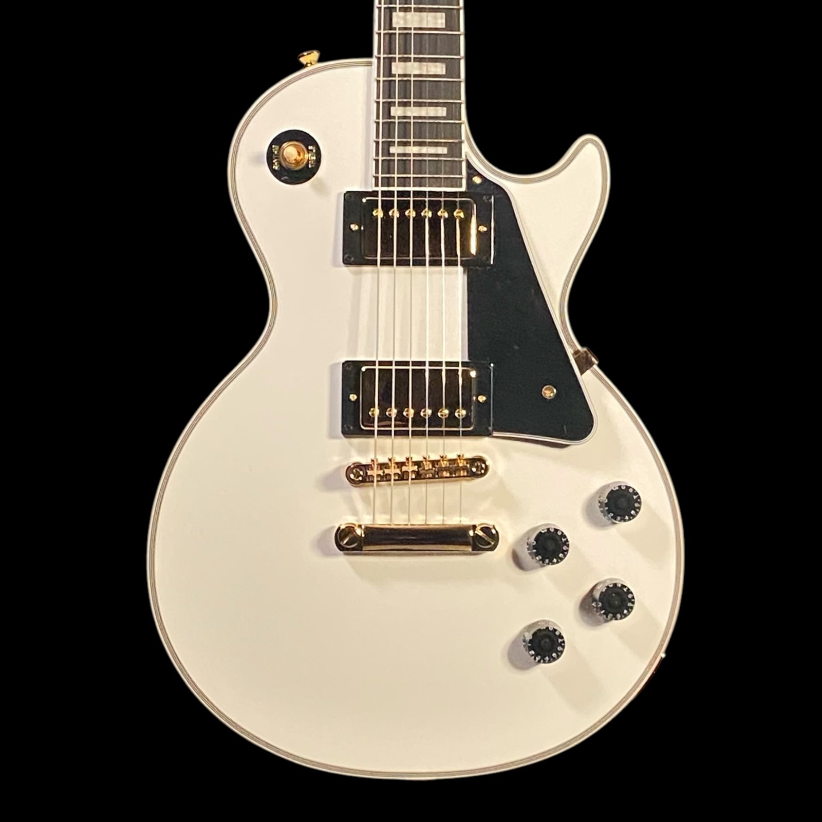 Epiphone Les Paul Custom Electric Guitar - Alpine White - 711106156217