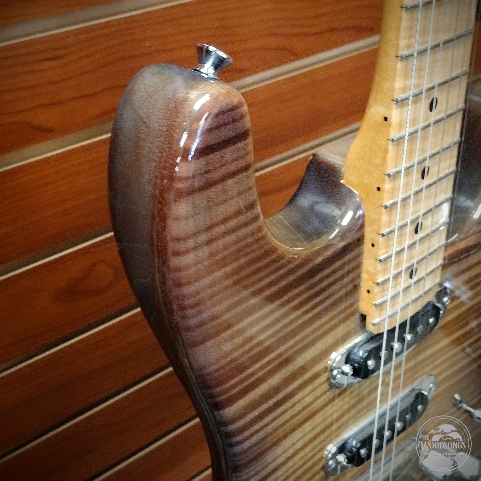 USED Warmoth Strat Build (Flame Maple)