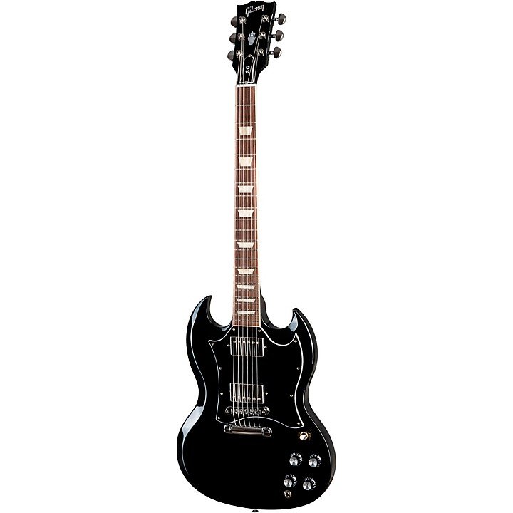 Gibson w/bag SG Standard Electric Guitar - Ebony - 711106035611