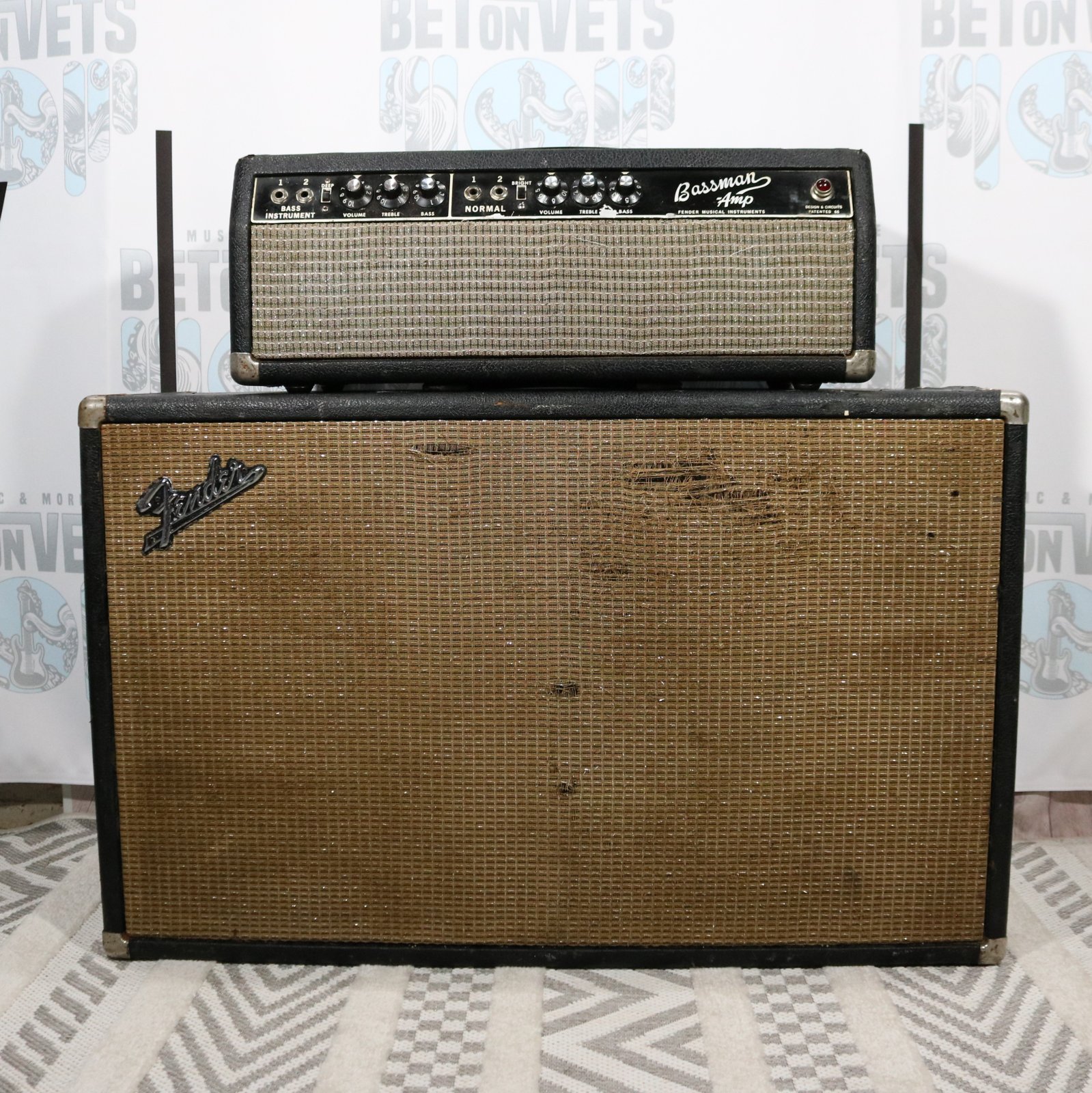 1966 Fender Bassman w/2x12