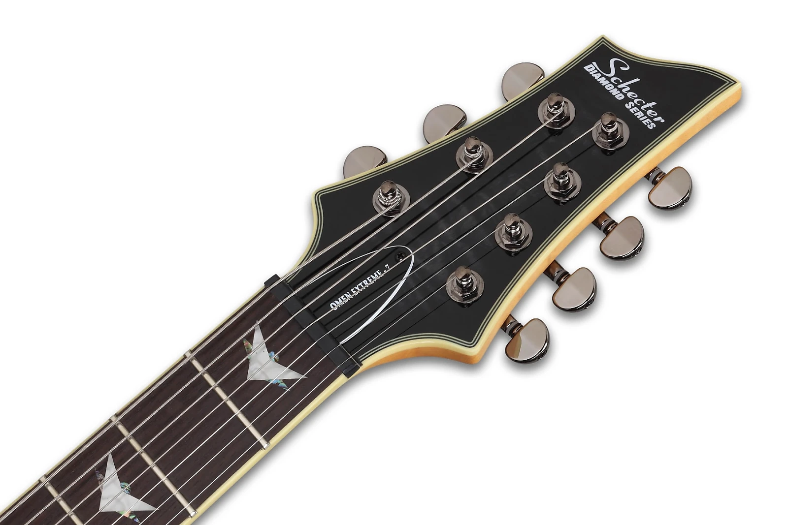 Schecter Omen Extreme-7 Electric Guitar, See-Thru Black