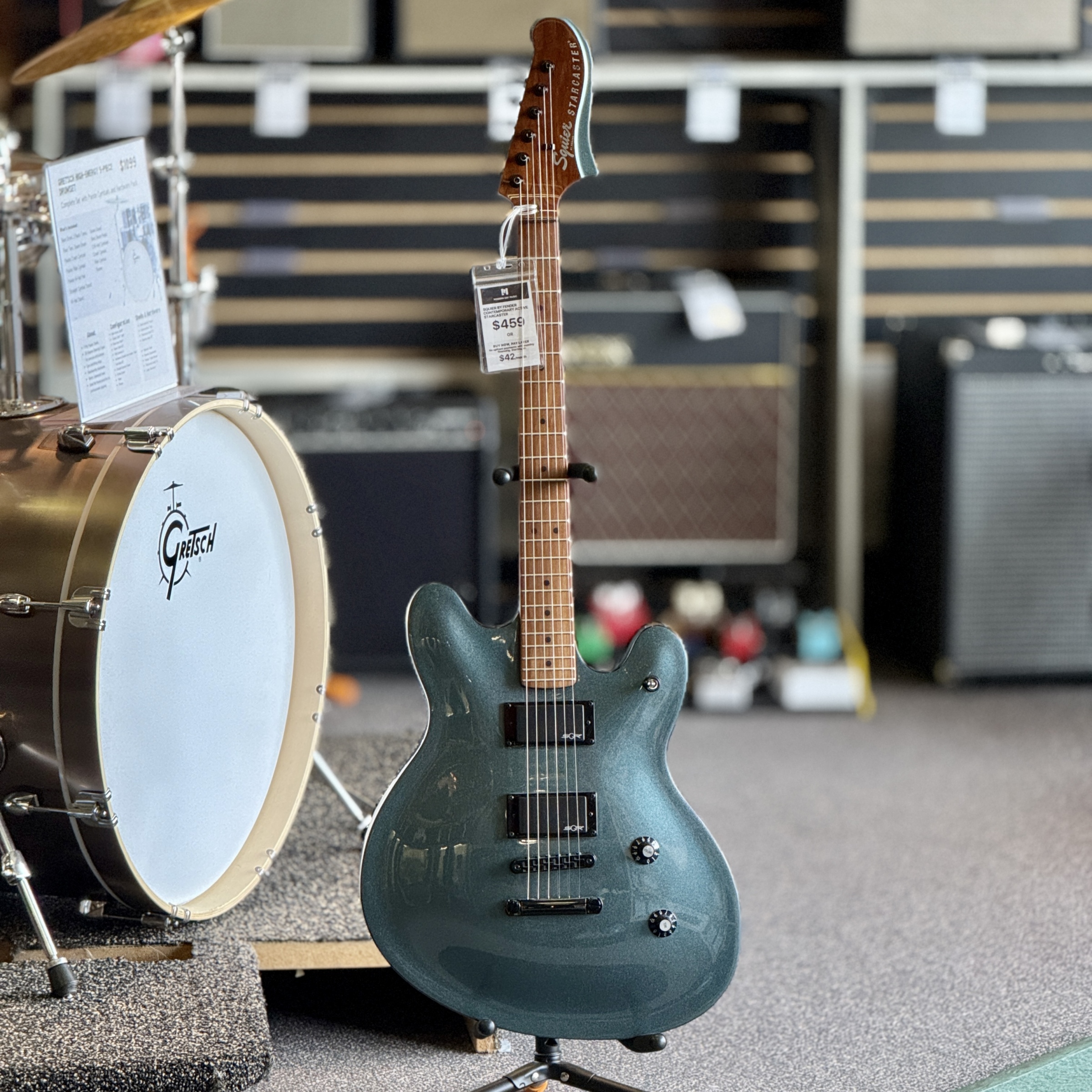 Squier by Fender Contemporary Active Starcaster Electric Guitar