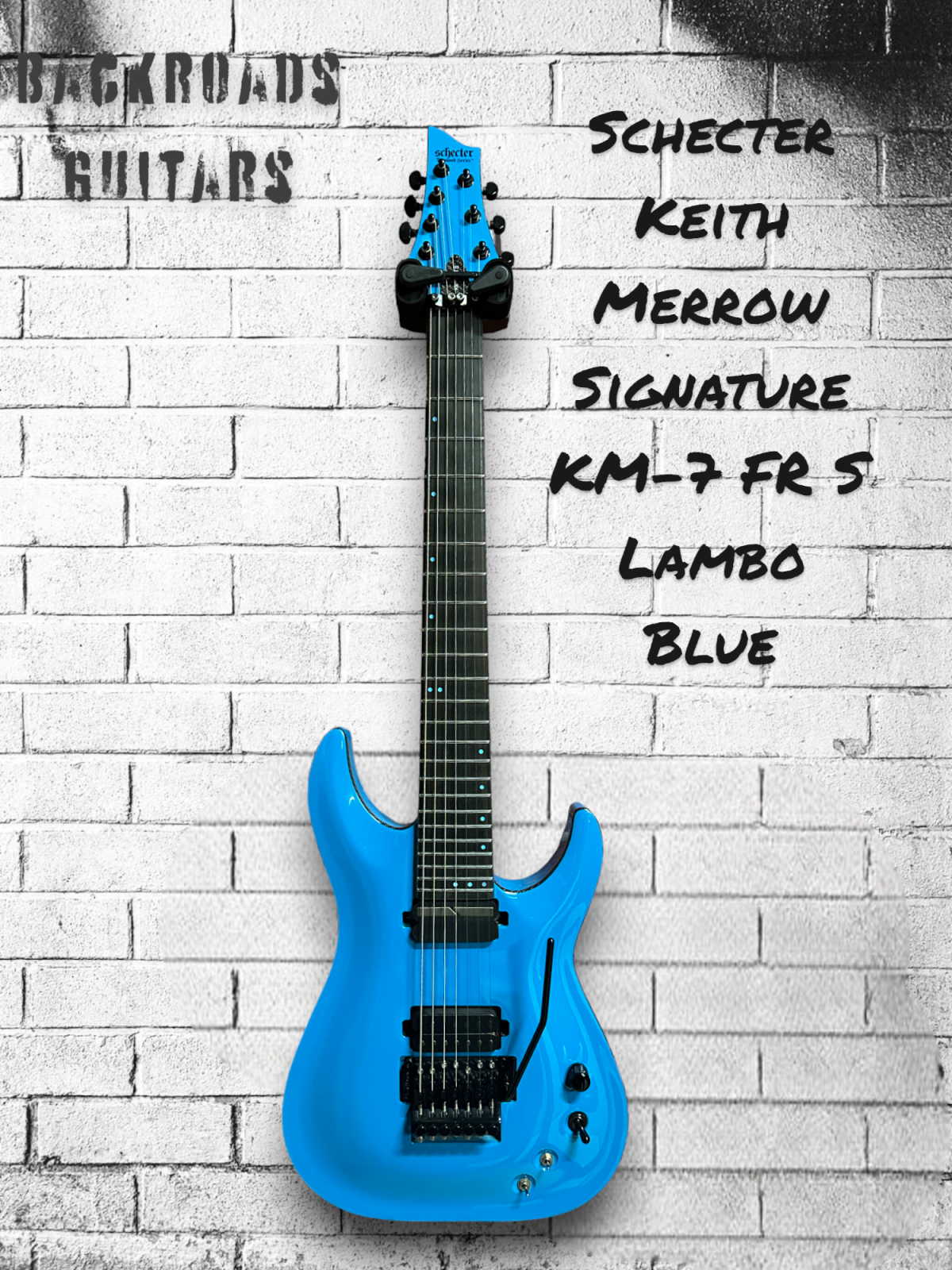 Schecter Keith Merrow Signature KM-7 FR S Lambo Blue