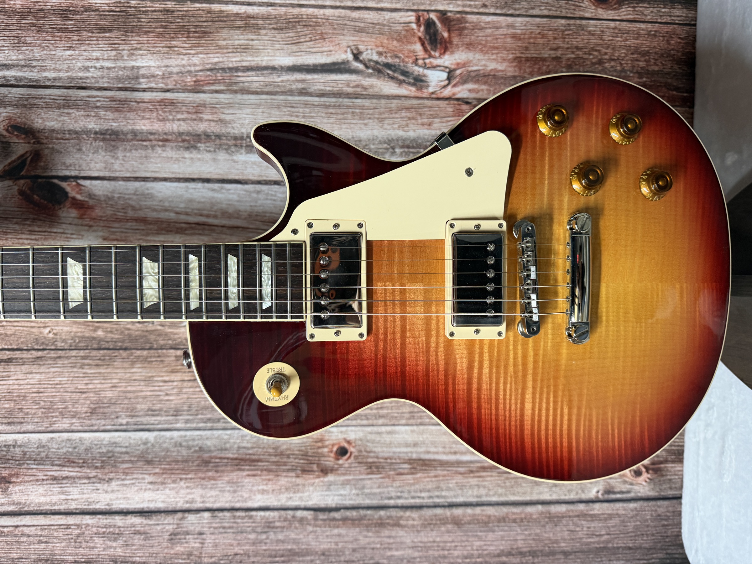 Gibson 50's Les Paul Standard Custom Shop Top Dark Cherry Burst Wildwood Spec'd W/HSC