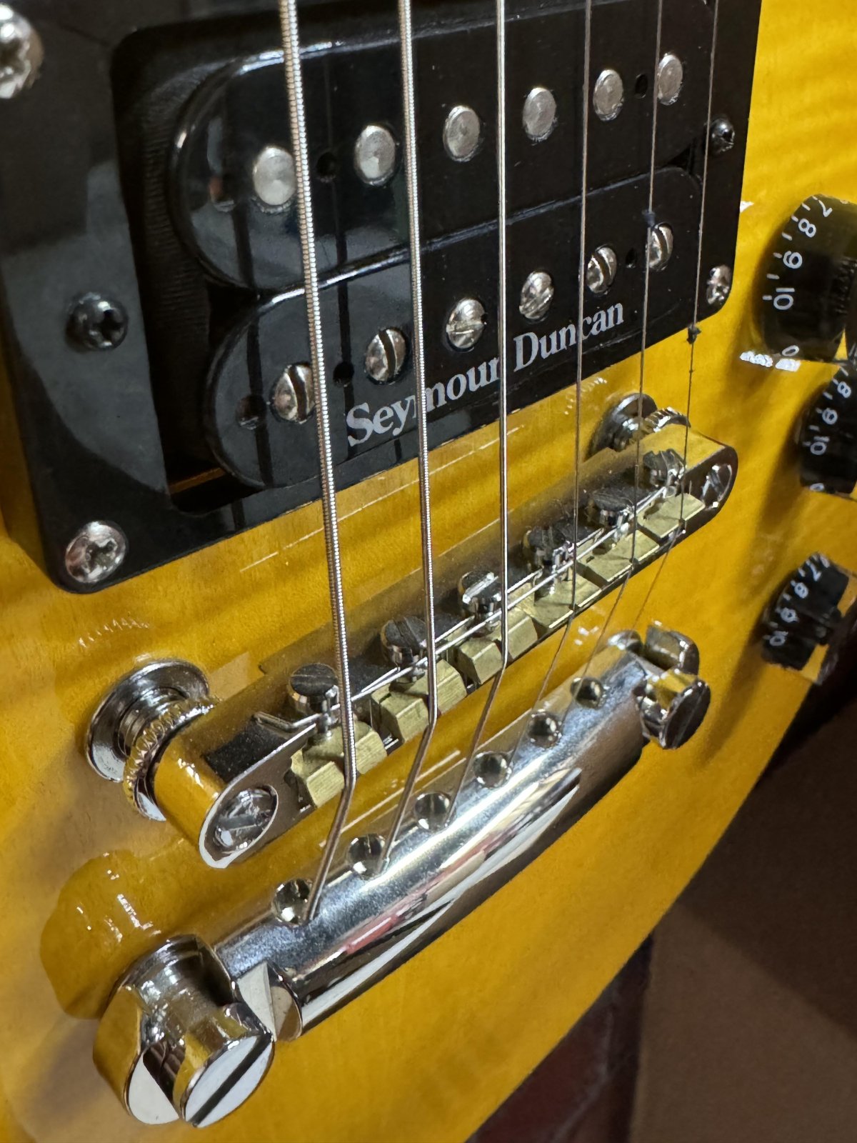 LTD EC-256 FM in Lemon Drop Yellow