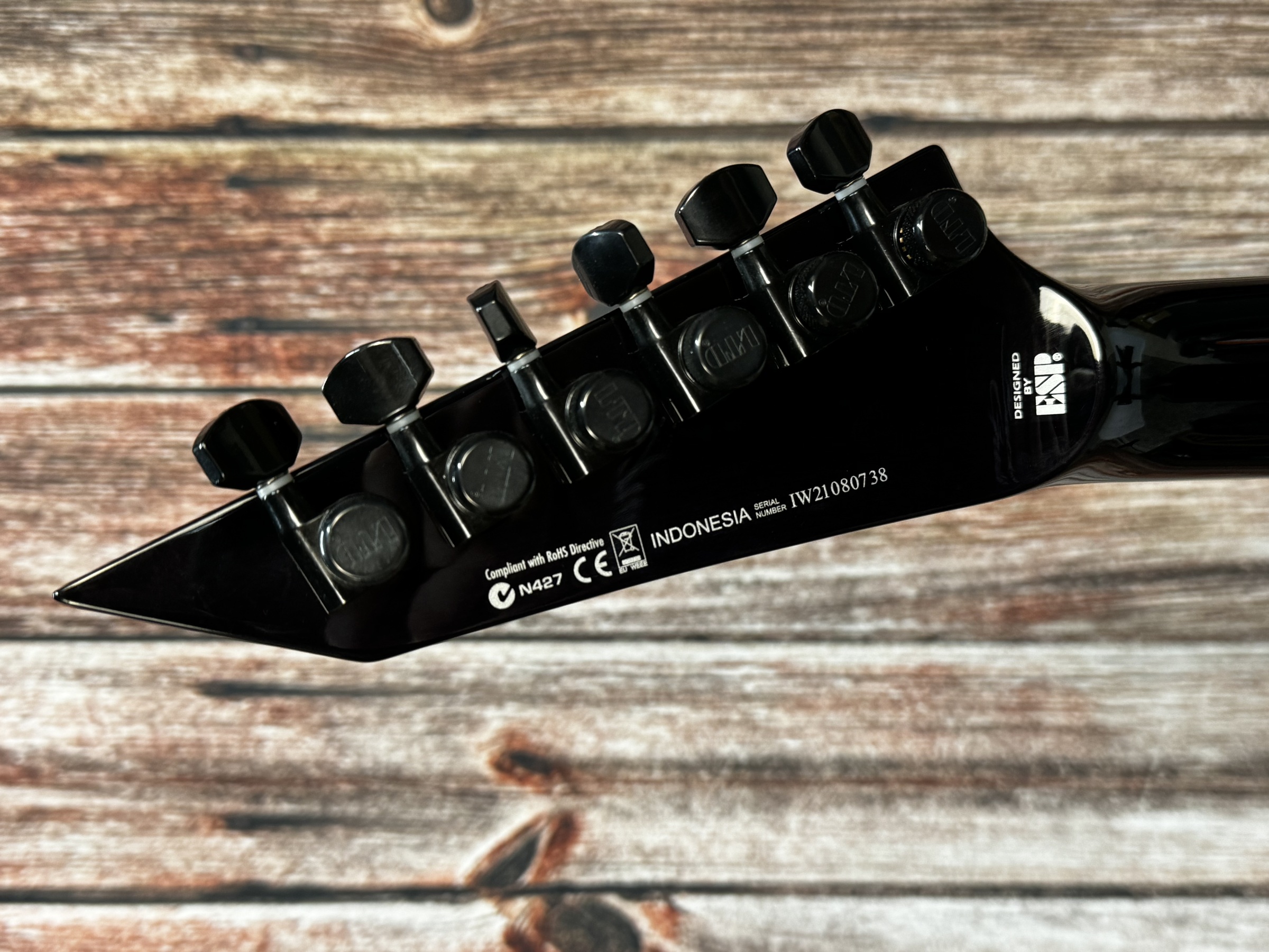 LTD H3-1000 in See Thru Purple Sunburst - 799493261448