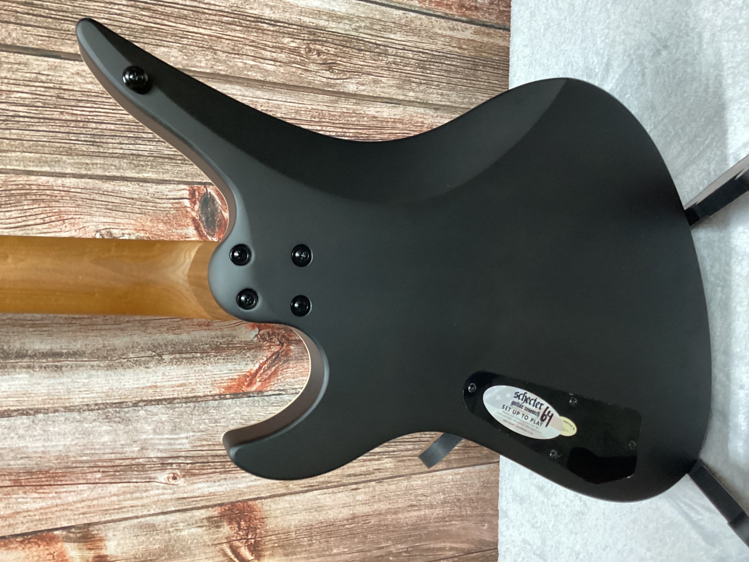 Schecter Standard Series Avenger in Charcoal Satin - 810051476217