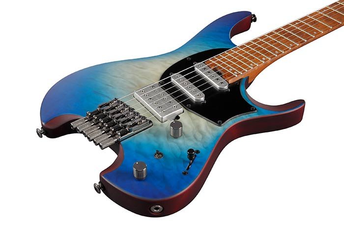 Ibanez QX54QM-BSM Headless HSS w/ gig bag - 4549763292513
