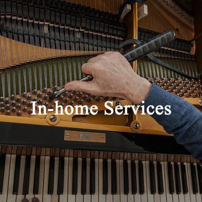 In home deals piano tuning