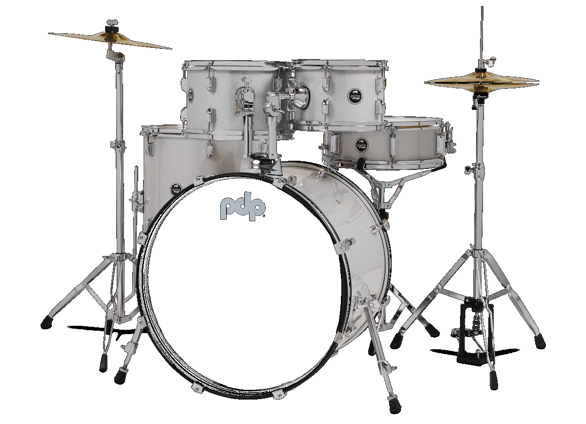 PDP PDCE2215KTDW - Center Stage - Diamond White Sparkle – 5-Piece