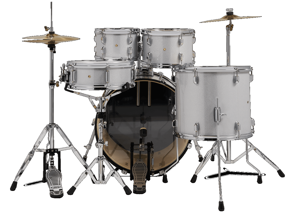 PDP PDCE2215KTDW - Center Stage - Diamond White Sparkle – 5-Piece
