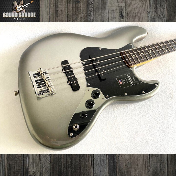 Fender American Professional II Jazz Bass, Mercury 0001939707558