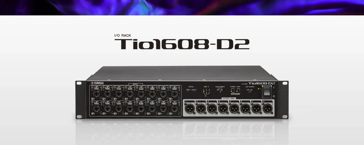 Yamaha Tio1608-D2 16 In 8 Out Dante Stage Box