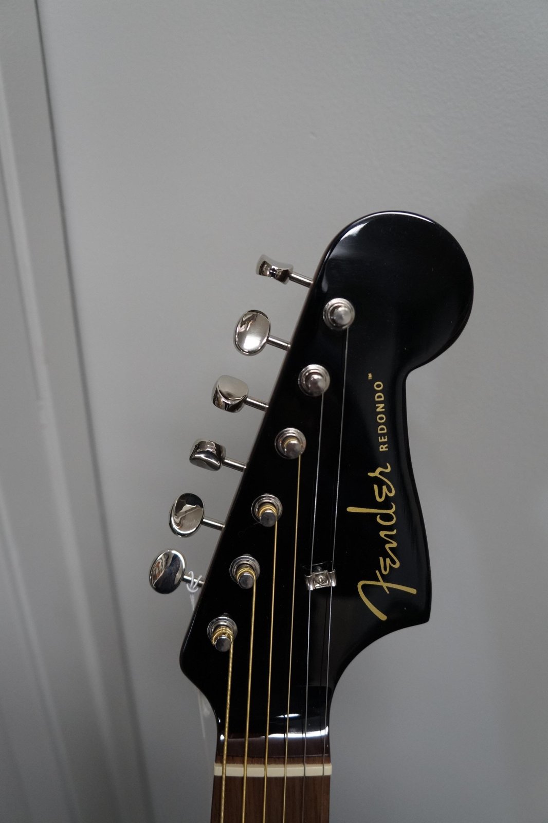Fender Redondo Player Acoustic Guitar: Jetty Black
