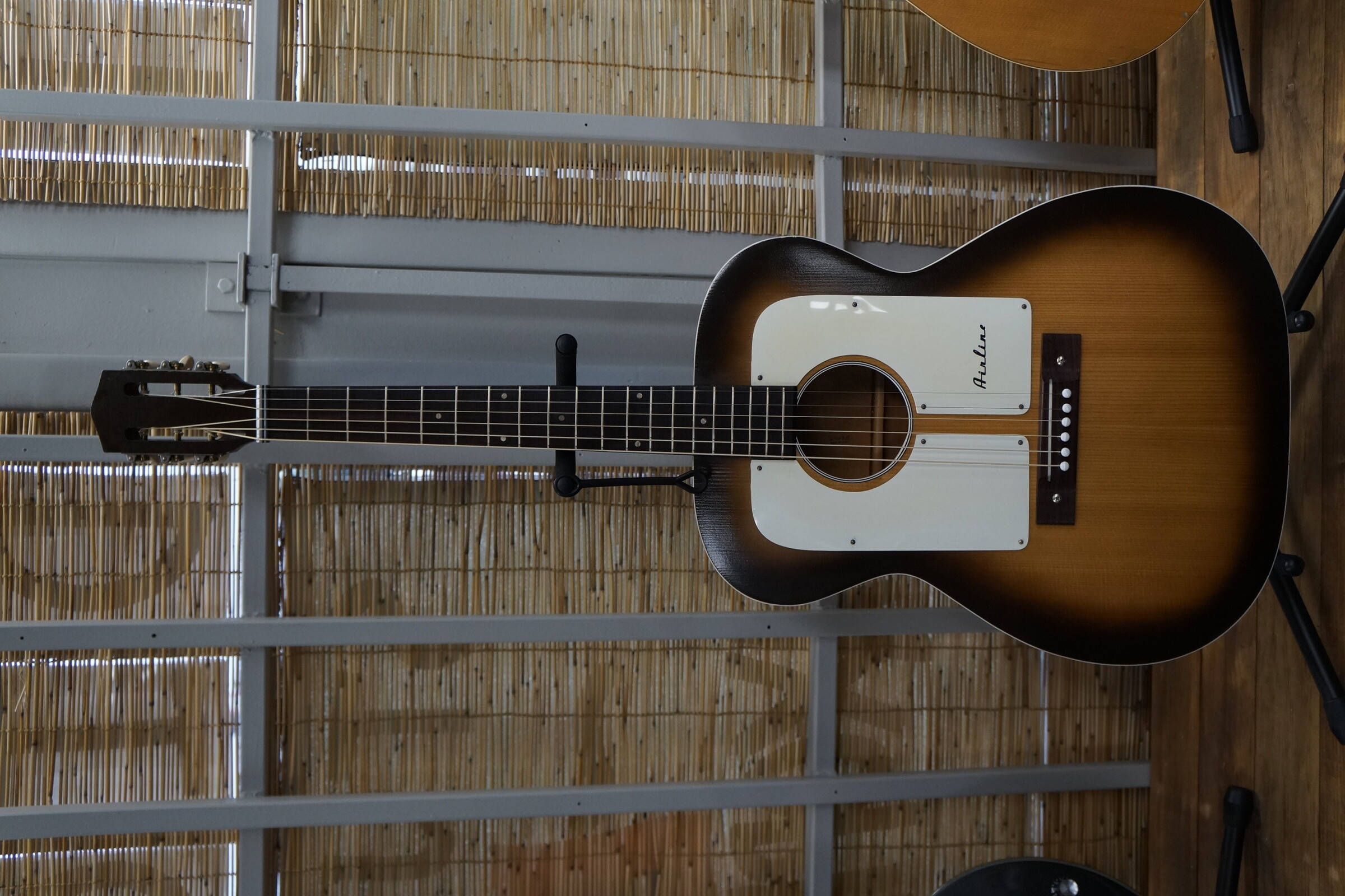 Vintage (1966) Airline Double-Guard Acoustic Guitar - Mint Condition (Set-up as Lap Steel)