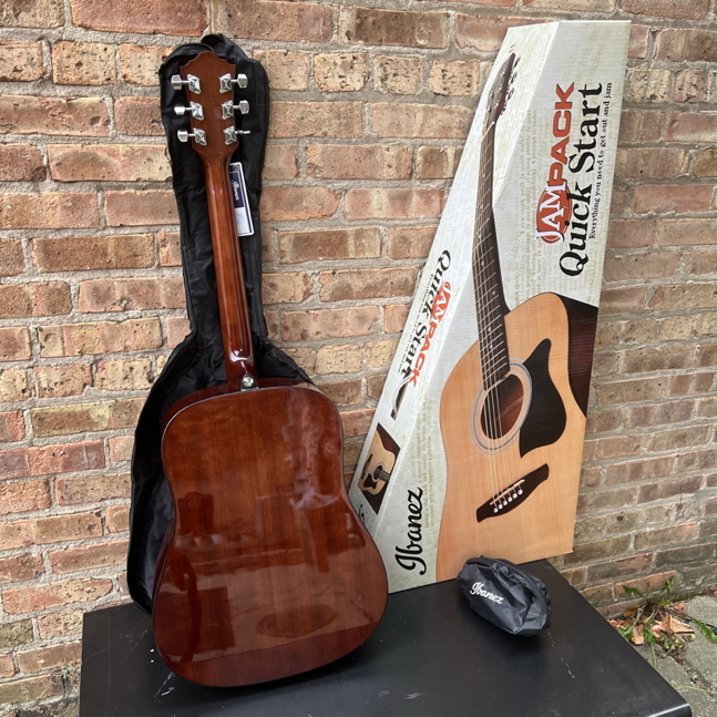 Ibanez IJV50 JAMPACK Dreadnought Acoustic Guitar Package