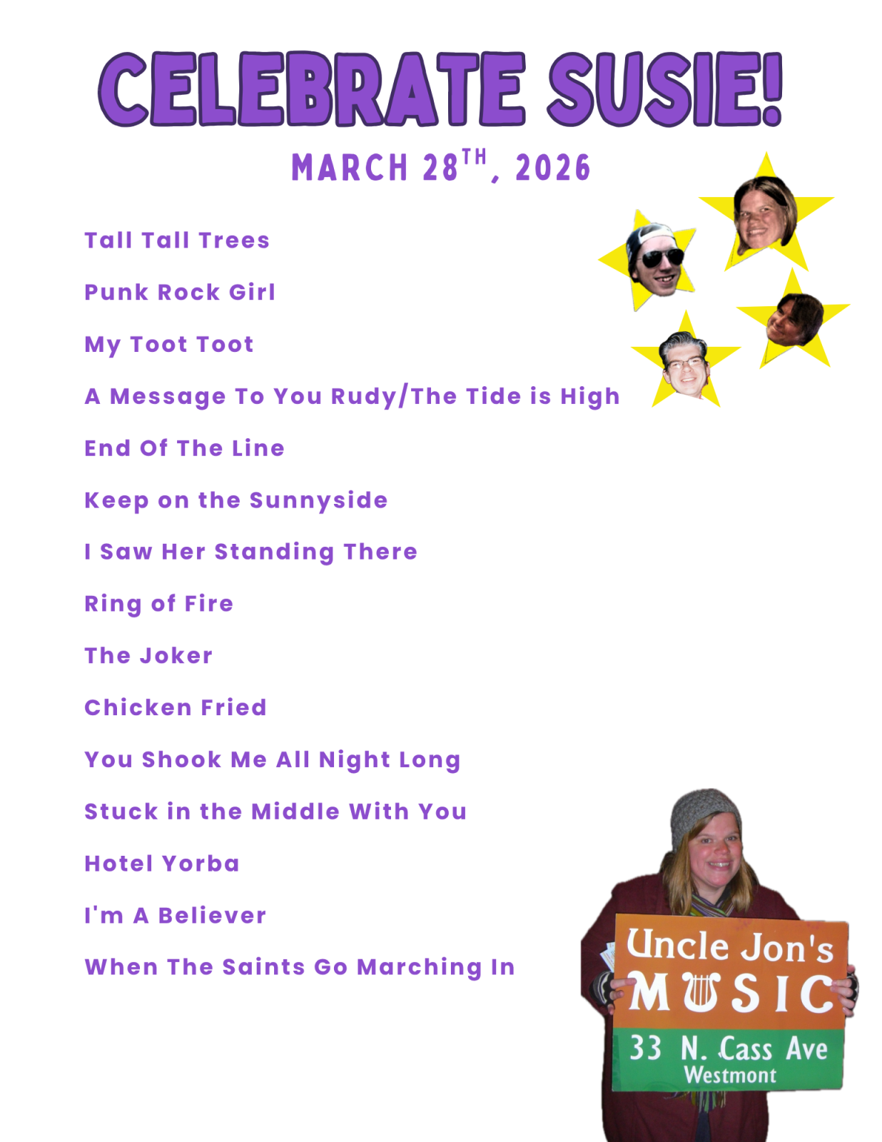 download songsheets for susie