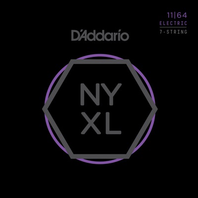 D'addario -  7-String Electric Guitar Strings - 11-64