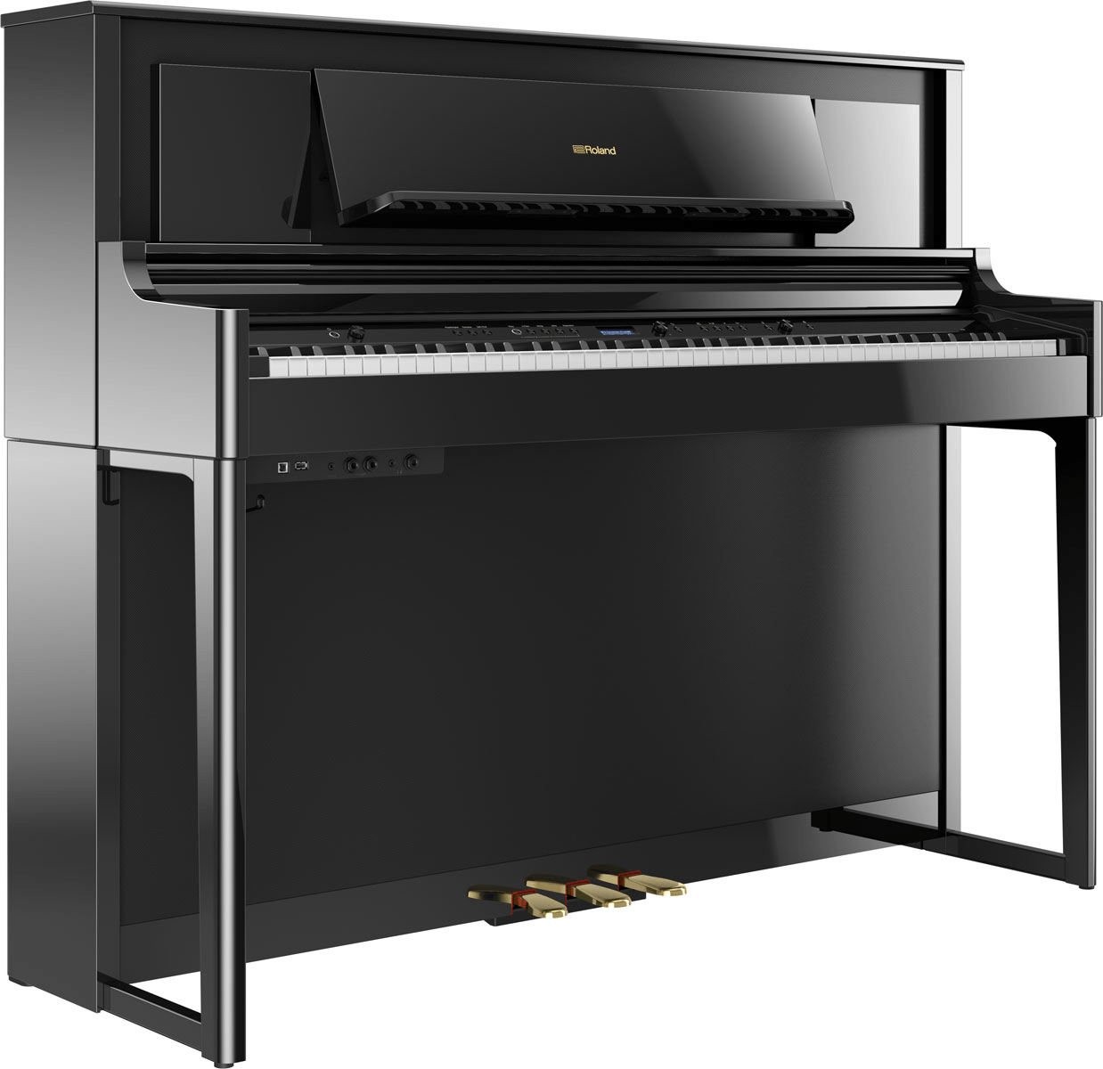 Roland -  LX706-CH Digital Piano - Charcoal Black