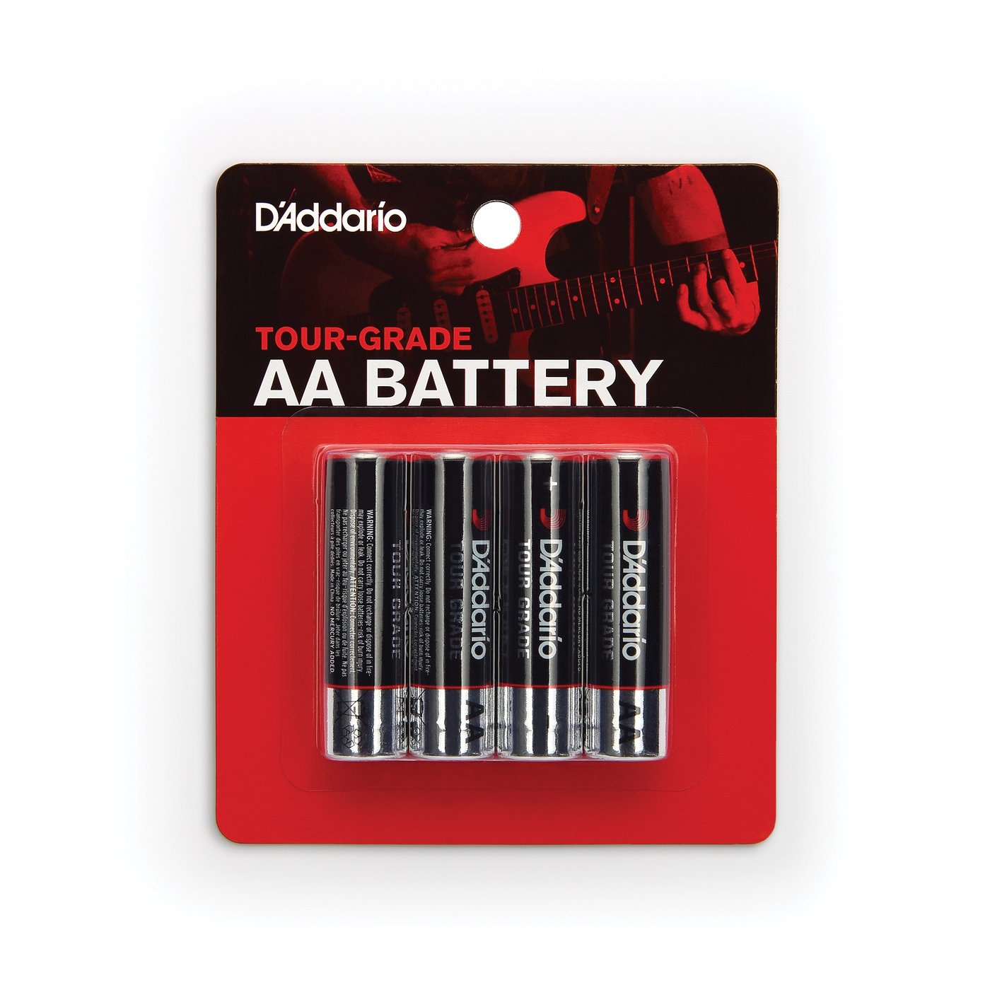 D'Addario - PW-AA-04 - AA Battery - 4-Pack