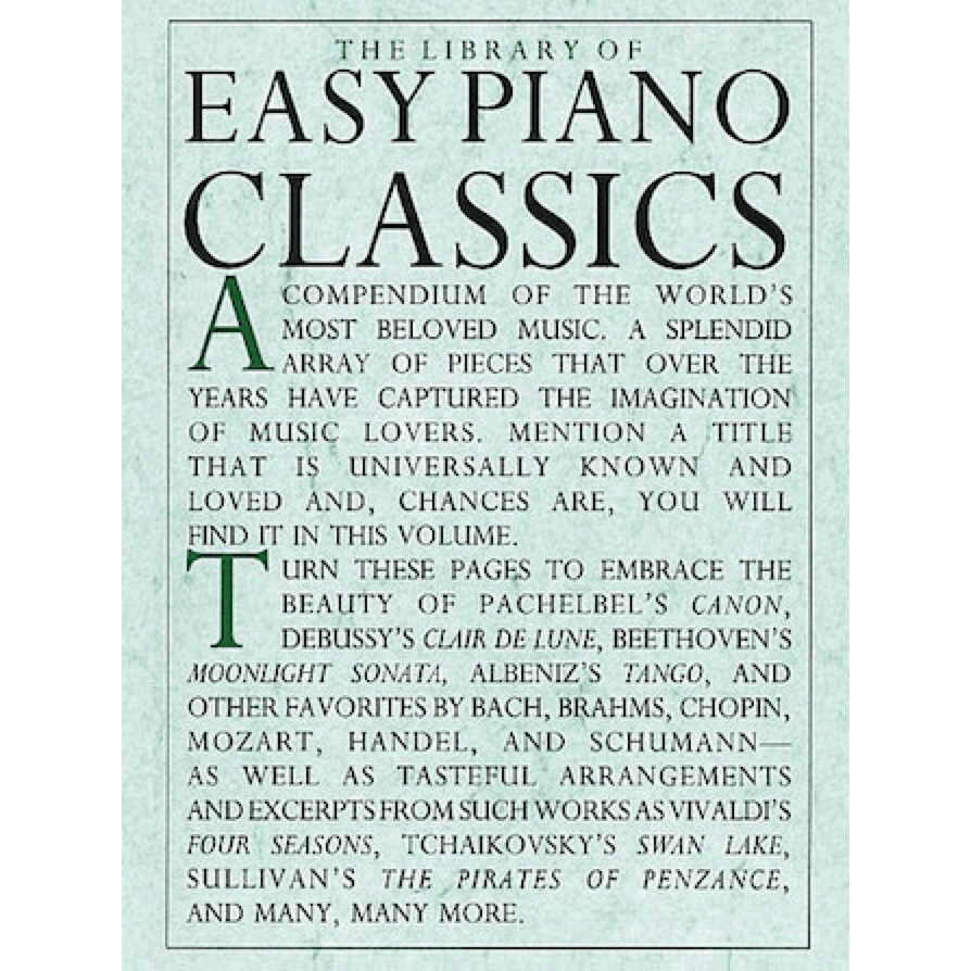 Library of Easy Piano Classics