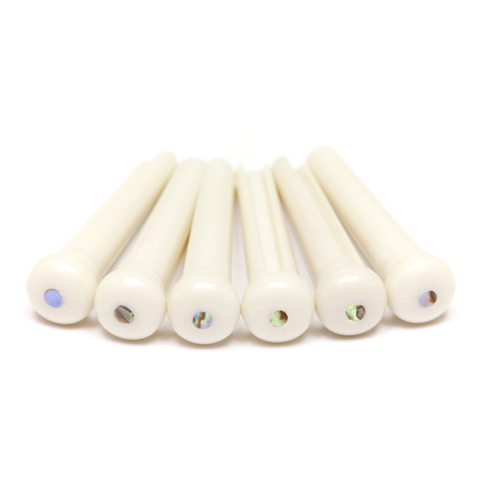 GraphTech TUSQ Bridge Pins White With 2mm
