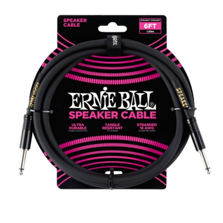 Ernie Ball Speaker Cable Straight - 6ft