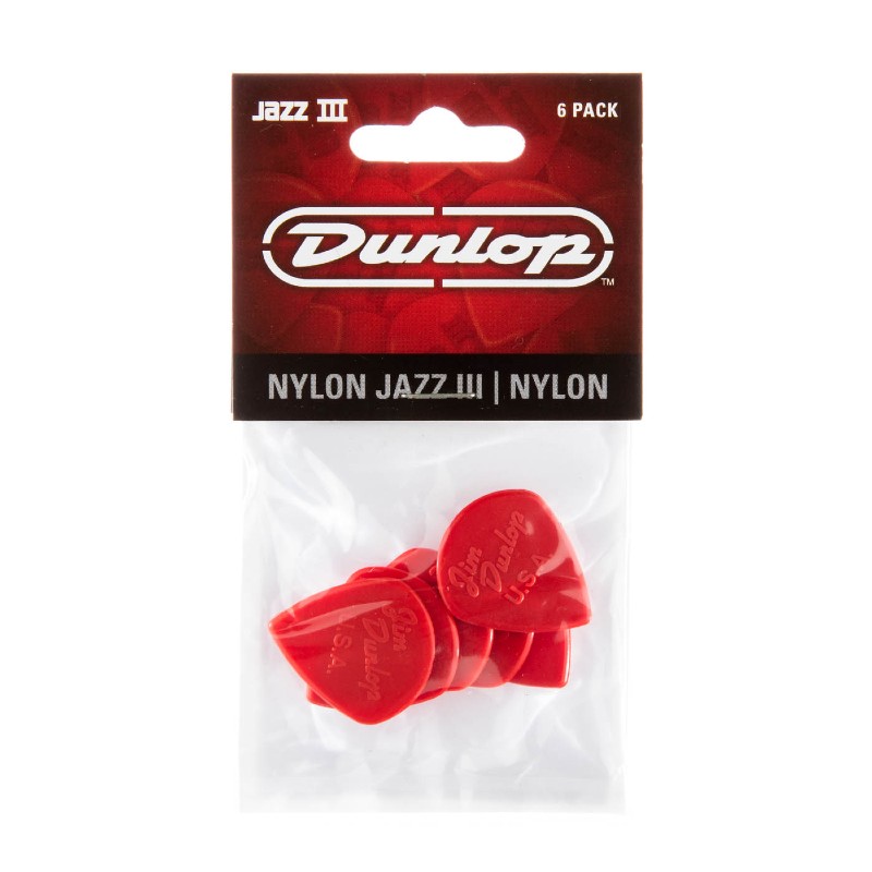 Dunlop - Red Nylon Jazz III Pick Pack