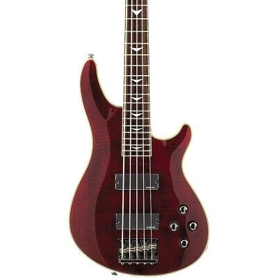 Schecter - OMEN-5 String Bass Guitar - Black Cherry