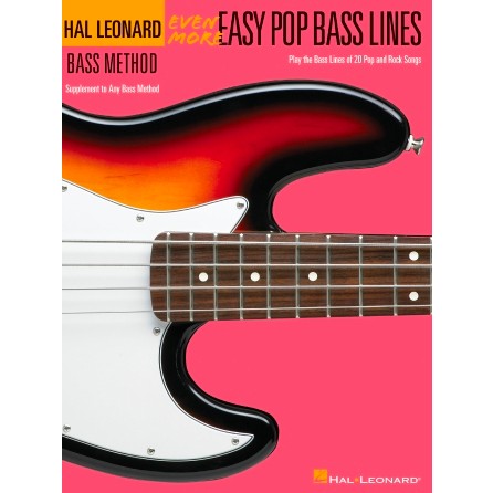 Hal Leonard - Bass Method - Even More Easy Pop Bass Lines with Audio