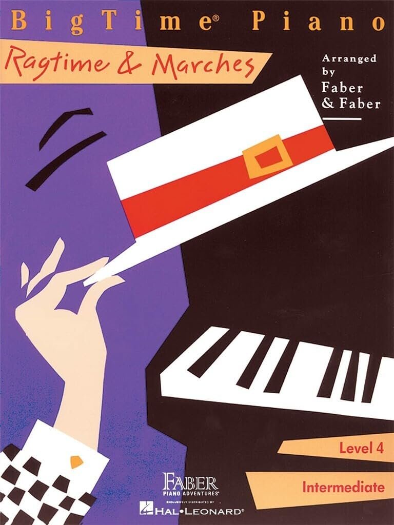 Faber - BigTime Piano - Ragtime and Marches - Level 4+