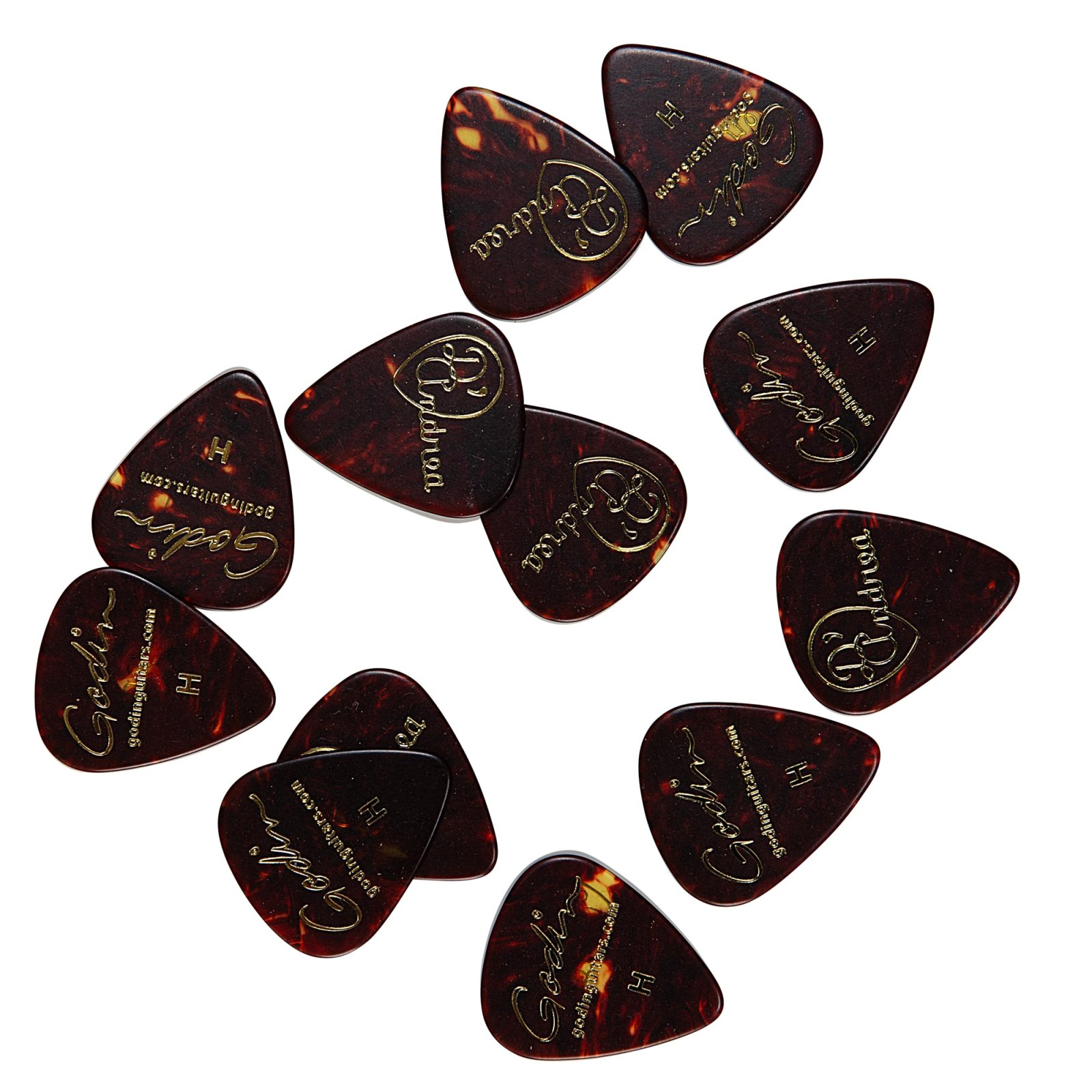 Godin H .96mm Tortoise 12 Pack 049516