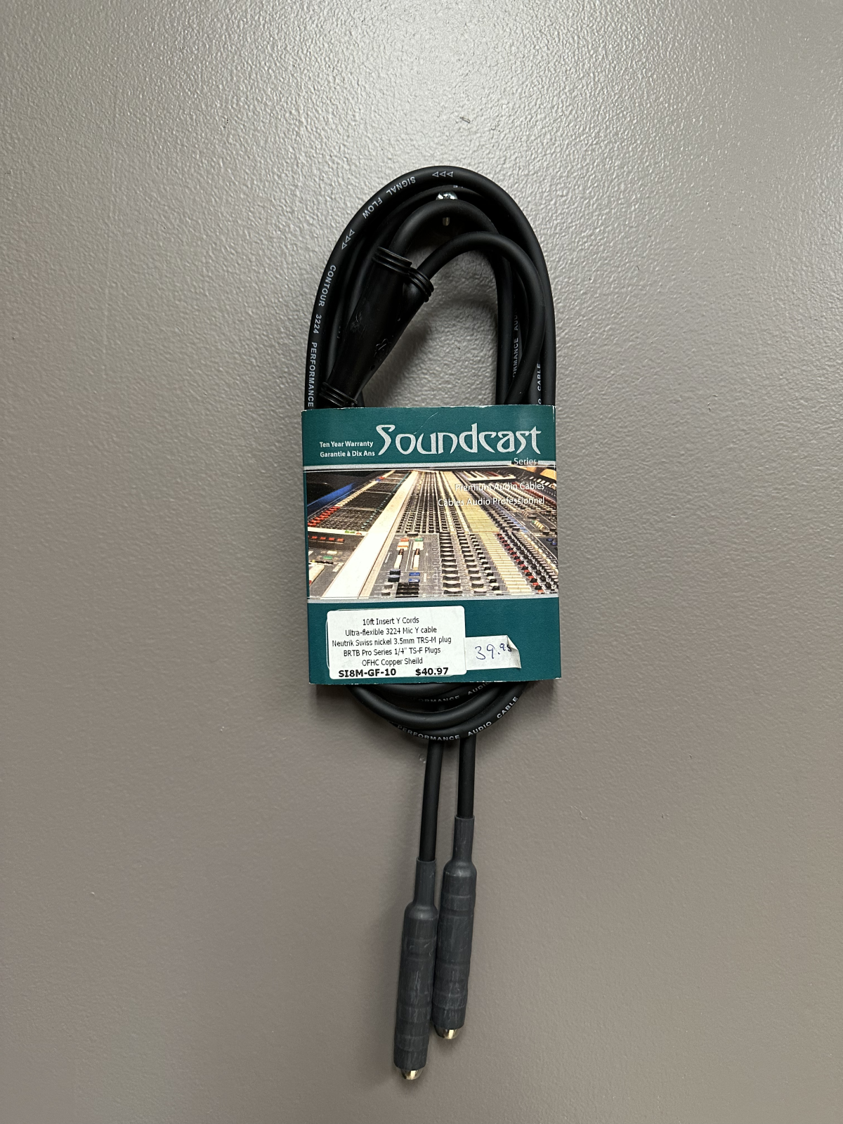 Soundcast - 10ft Insert Y Cords