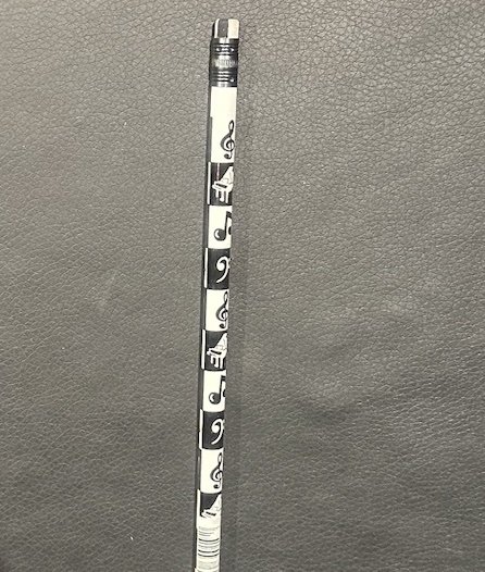 Black and White Music Pencil
