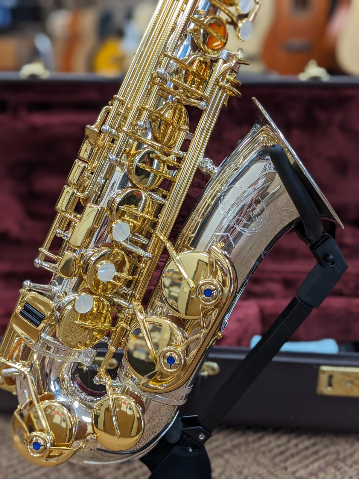 Jupiter JAS-869 Silver Alto Saxophone - 265205695541