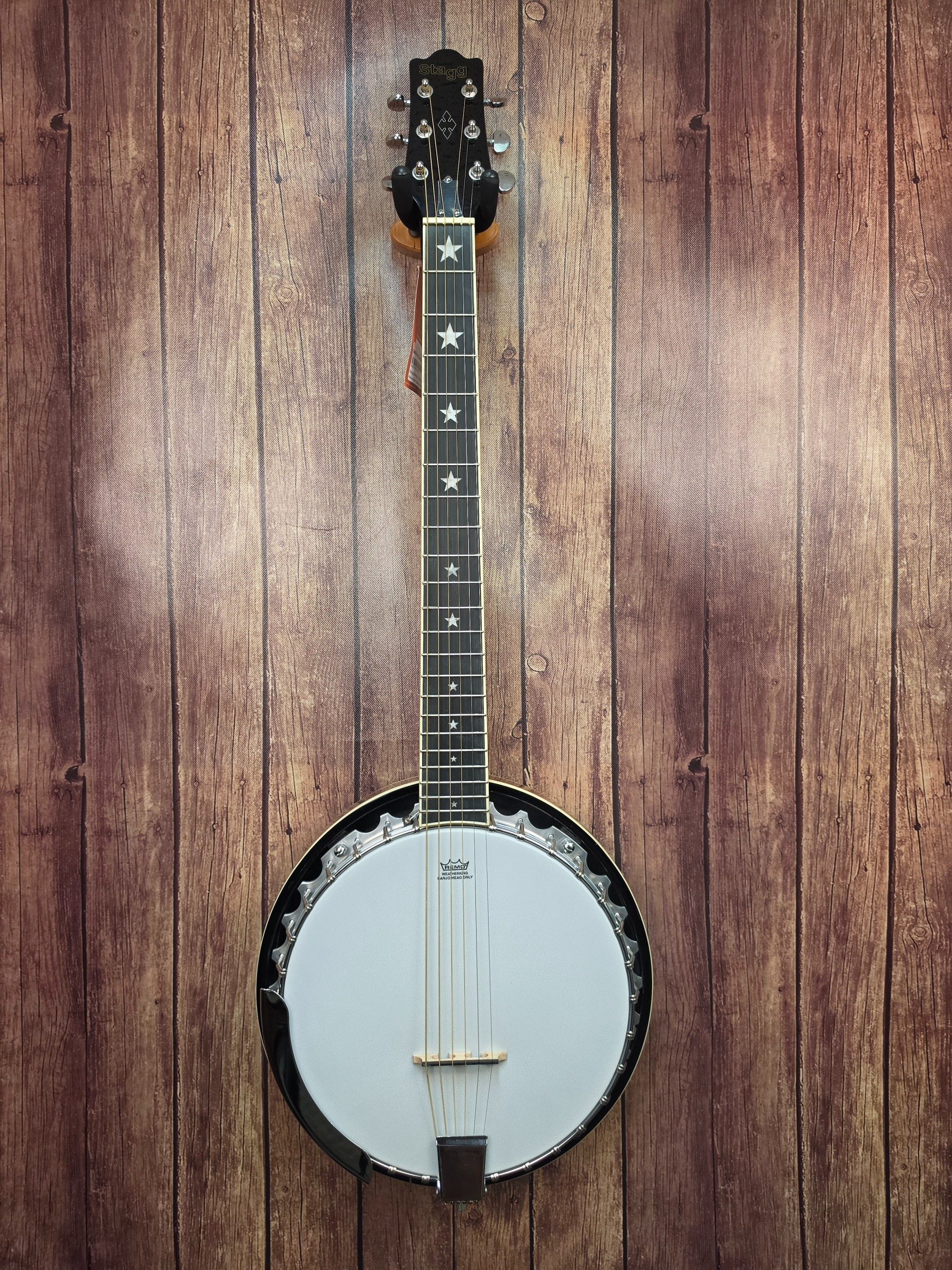 Stagg Banjo 6-String Mahogany Resonator (Banjo-Guitar)