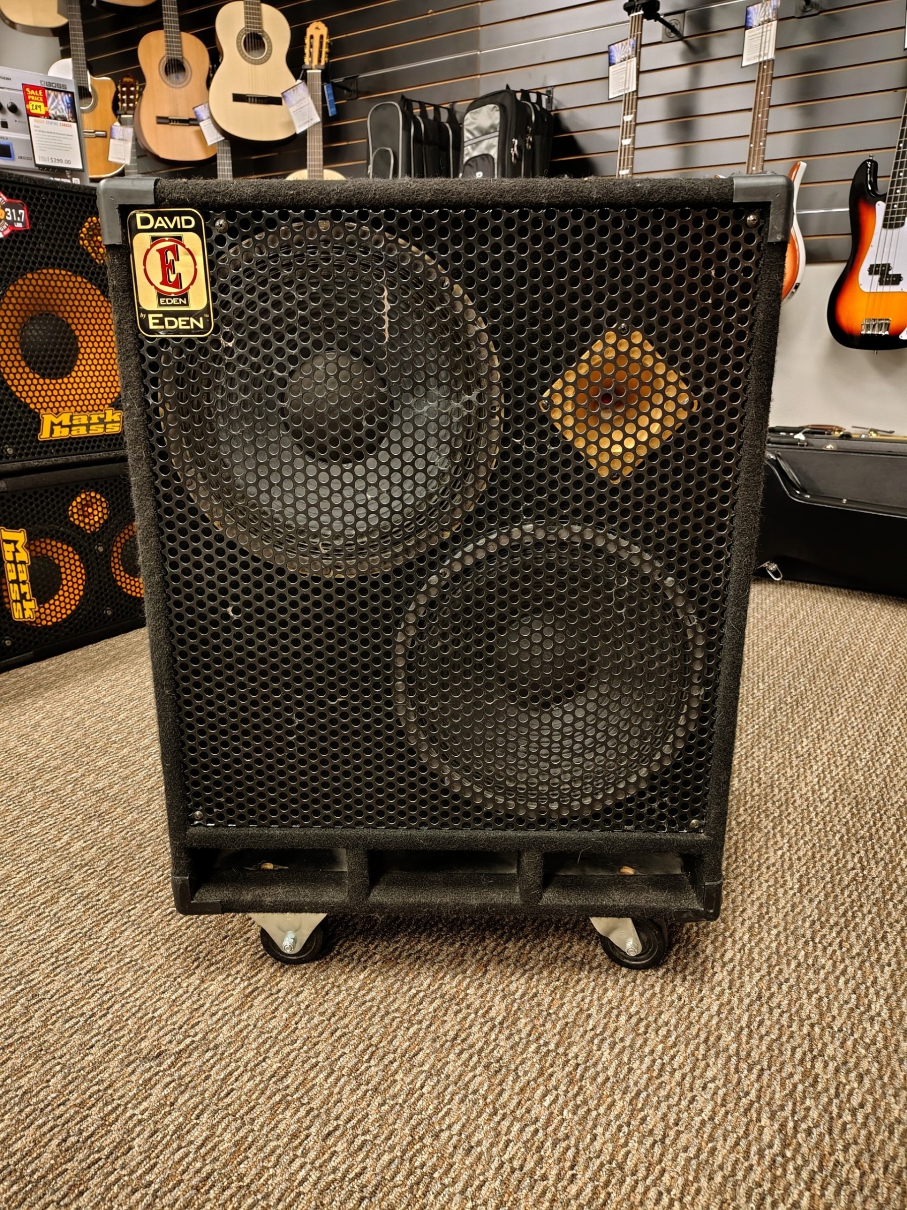 Eden D212XLT 2 x 12 400 Watt Bass Cabinet - Vintage / Used