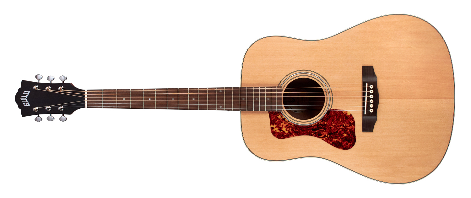 Guild D240E Left Handed Westerly Collection 200 Series Archback | Solid Top | Spruce & Mahogony | Dreadnought