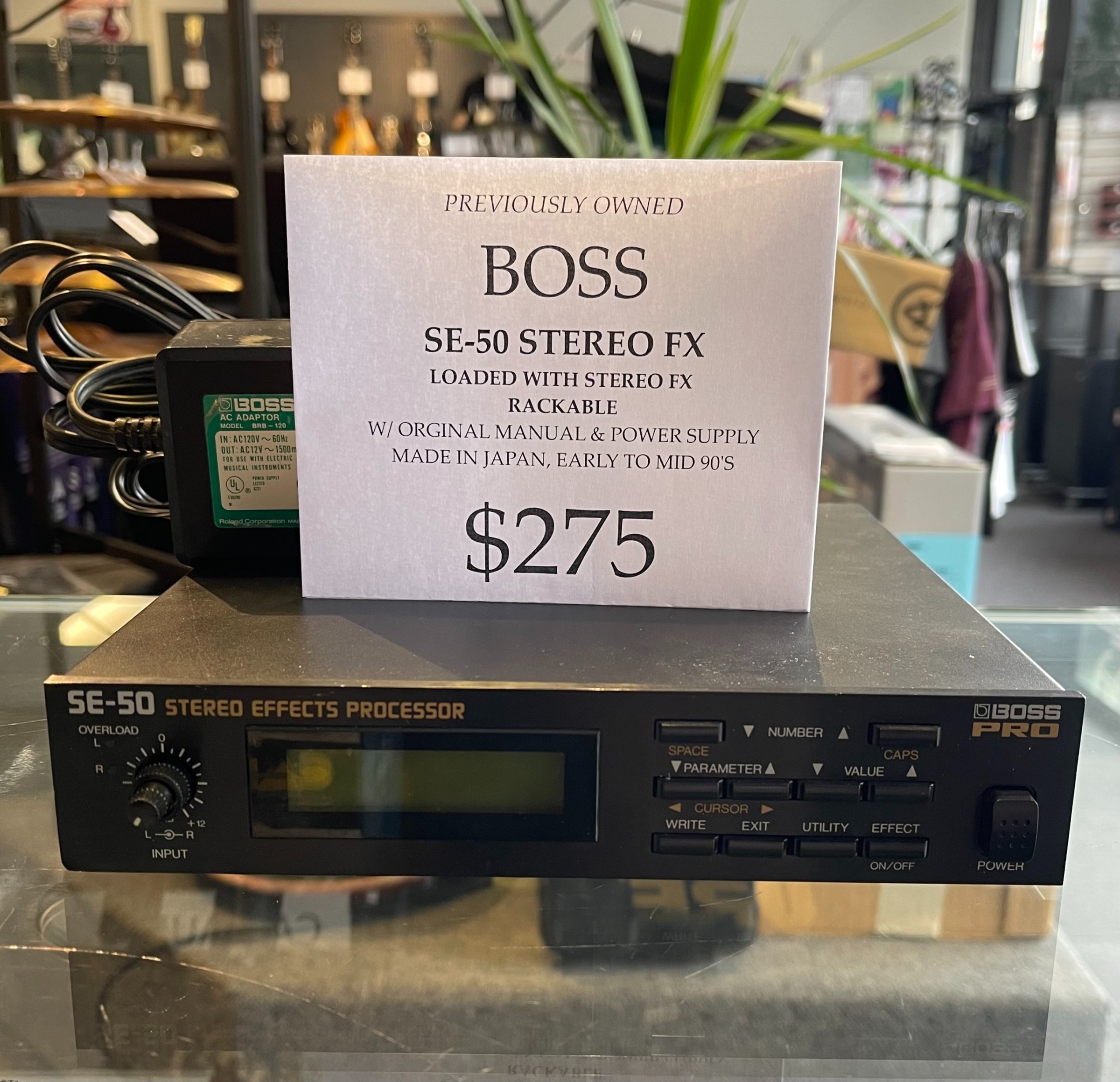 Pre-Owned Vintage Boss SE-50 Stereo FX Unit