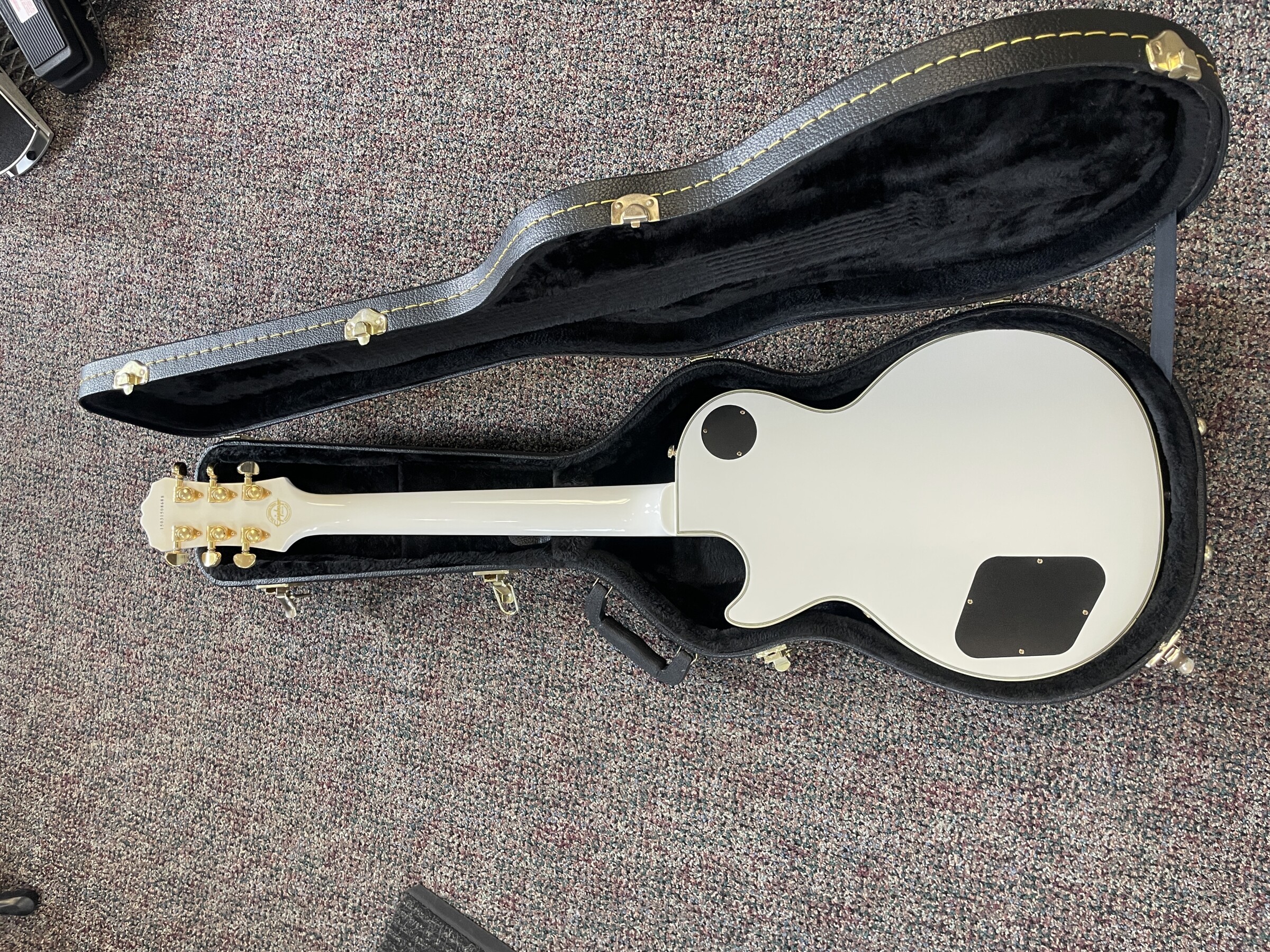 Epiphone Les Paul Custom Pro Electric Guitar w/ Case Alpine White USED