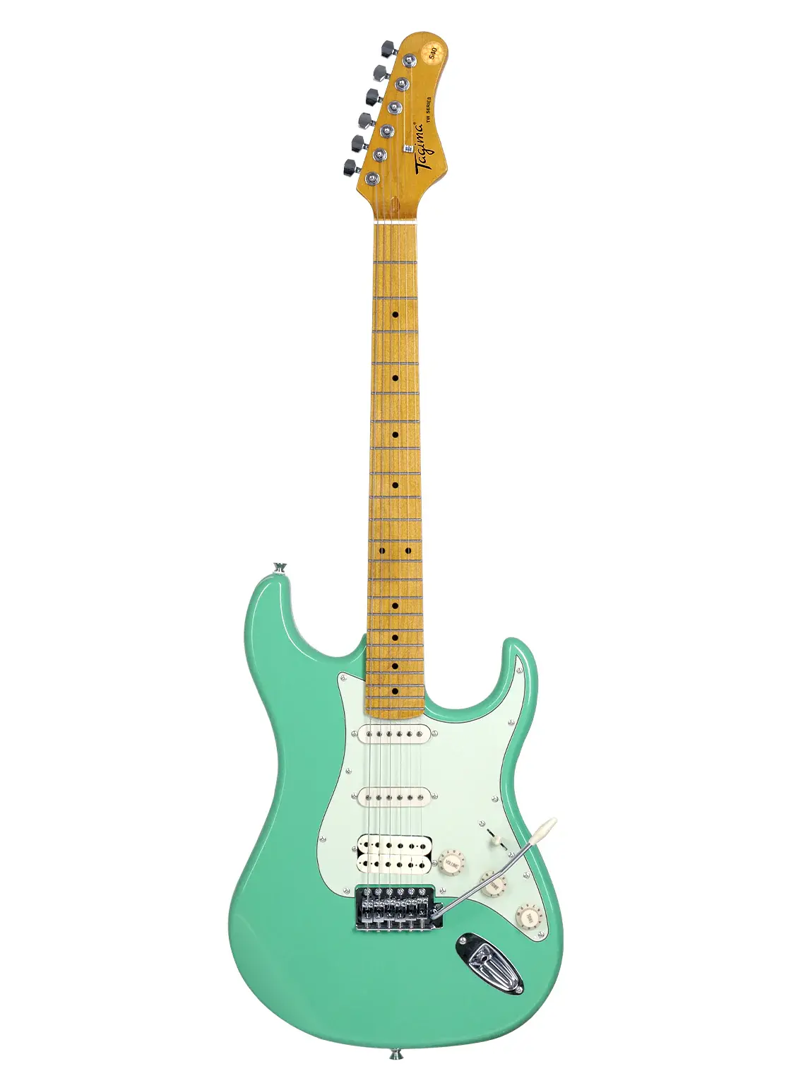 Tagima TG-530 S-Style Electric Guitar, Gloss Sea Green