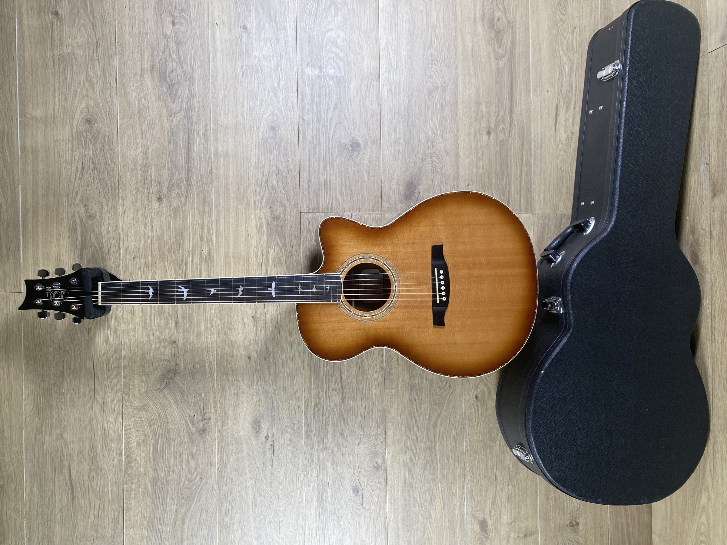 PRS SE A40E Angeles, Tobacco Sunburst w/ Hard Shell Case